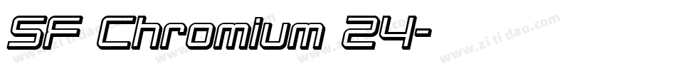 SF Chromium 24字体转换
